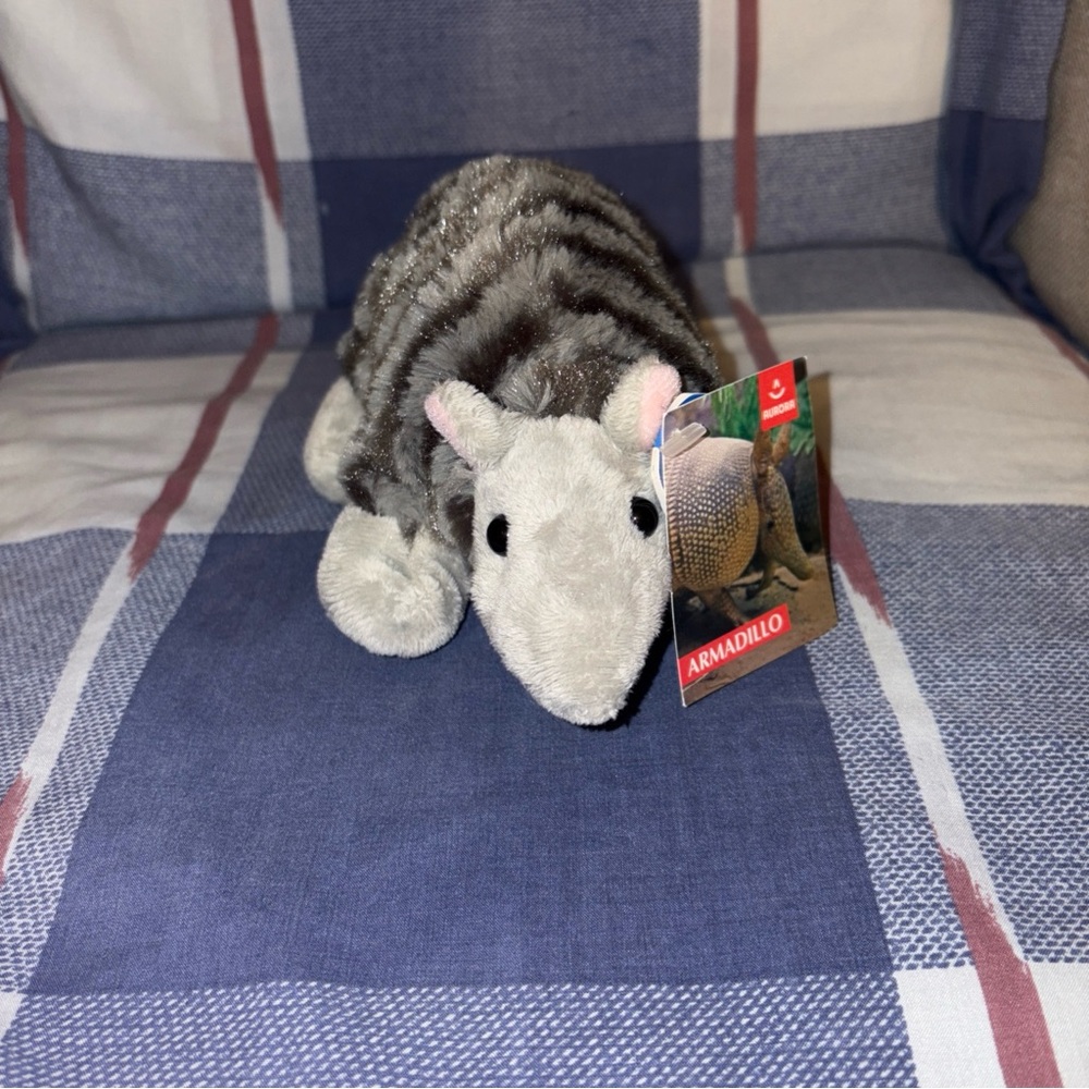 Plush Armadillo Toy for Small Pets